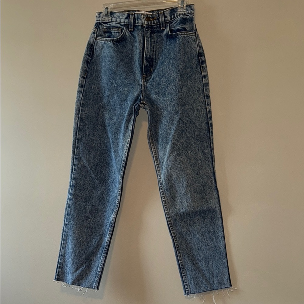 American Apparel Blue Straight Leg Classic Denim Jeans